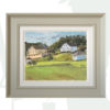 2017-02-Oil-Landscape-Sonia-Roji-Soiranas-Houses-framed background