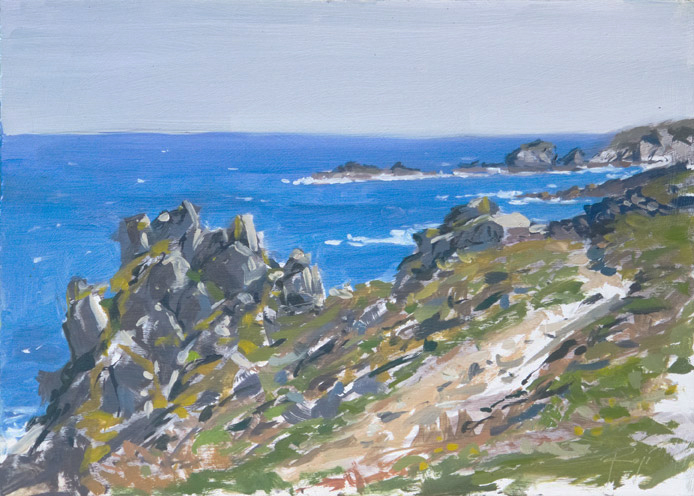 2017-06-Oil-Landscape-Sonia-Roji-Rocks-and-sea