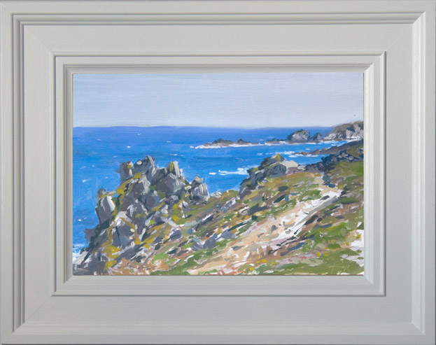 2017-06-Oil-Landscape-Sonia-Roji-Rocks-and-sea-framed