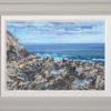 2017-15-Oil-Seascape-Sonia Roji-Low Tide-framed