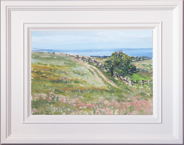 2017-25-Oil-Landscape-Sonia-Roji-Fields-in-Rose-Colour-framed