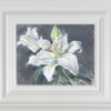 2018-64-Oil-Landscape-White-Lilies-framed