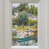 2018-102-Oil-Quiet-Morning-in-the-Harbor-framed