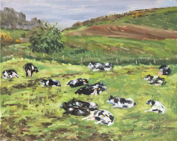 2018-70-Oil-Landscape-The-Cows-of-Soirana