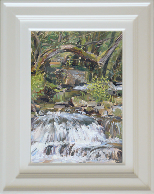 2018-76-Oil-Oneta-Waterfalls-framed