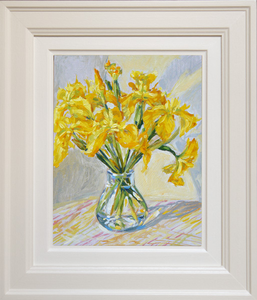 2018-80-Yellow-River-Lilies-framed