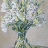 2018-85-Oil-White-Lisianthus