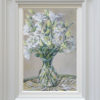 2018-85-Oil-White-Lisianthus-framed