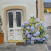 2018-91-Oil-Pretty-Hydrangea-at-the-Door