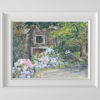 2018-93-Oil-Ruins-and-Hydrangeas-framed