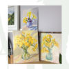 2018-82-Oil-Landscape-Delft-Porcelain-Yellow-Lilies-pic2